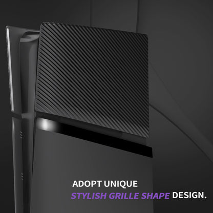 eXtremeRate eXcover PS5 Slim デジタル版対応 交換用外装カバーセット（上下カバー+通気孔付きサイドパネル＆バックプレート）【ブラック】