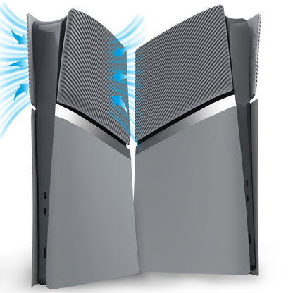 eXtremeRate eXcover PS5 Slim デジタル版対応 交換用外装カバーセット（上下カバー+通気孔付きサイドパネル＆バックプレート）【ニューホープグレイ】