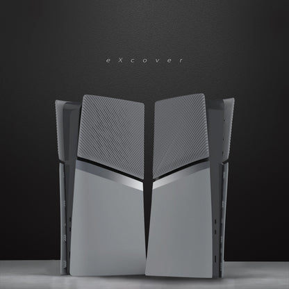 eXtremeRate eXcover PS5 Slim デジタル版対応 交換用外装カバーセット（上下カバー+通気孔付きサイドパネル＆バックプレート）【ニューホープグレイ】